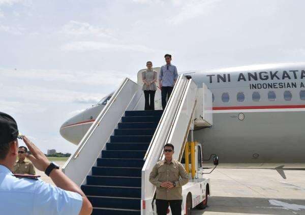 Terbang ke IKN, Gibran Pantau Pembangunan Istana Wapres dan Masjid Negara 