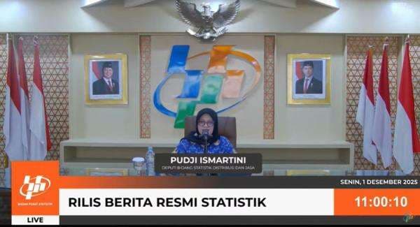Inflasi November 2025 Capai 0,17 Persen, Harga Pangan Relatif Stabil Jelang Akhir Tahun