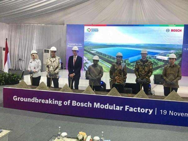 Perusahaan Industri Asal Jerman Bosch Bangun Pabrik Baru Senilai Rp484,5 Miliar