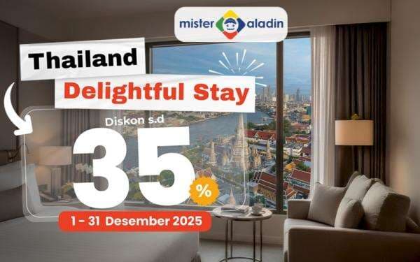 Liburan ke Thailand Semakin Terjangkau, Ada Diskon Hotel hingga 35 Persen  