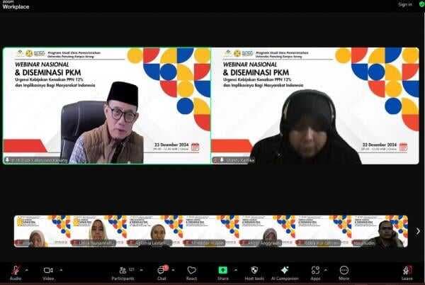 Ilmu Pemerintahan UNPAM kampus Serang Sukses Gelar Webinar Nasional & Desiminasi PKM