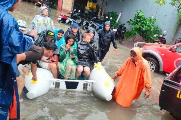 Banjir Terjang Denpasar dan Badung Bali, 1 WNA Tewas dan Ratusan Warga Terdampak