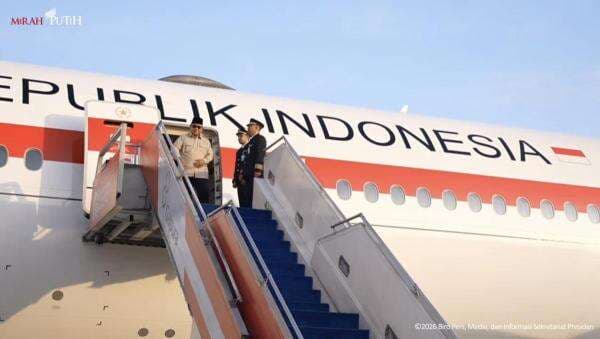 Prabowo Tiba di Tanah Air Usai Kunjungan ke Eropa dan Hadiri WEF di Davos