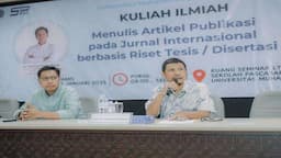 Ibrahim Fatwa Wijaya Isi Kuliah Umum Pascasarjana UMS, Beri Tips Publikasi Jurnal Internasional