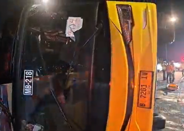 Kecelakaan Maut Bus Cahaya Trans di Exit Tol Krapyak Semarang, Kemenhub: Tidak Terdaftar dan Tak Laik Jalan!