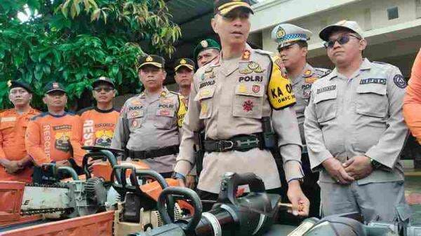 Siaga Bencana Alam di Karanganyar, TNI-Polri Bersama Pemerintah Daerah Gelar Pasukan