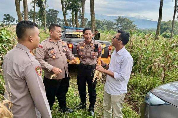 Polres Pasuruan Cek Kualitas Jagung Sentul, Dukung Program Ketahanan Pangan