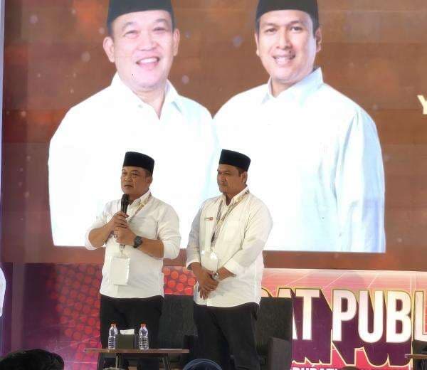 Debat Kedua Pilkada Purwakarta, Paslon Yadi-Pipin Siap Bekerja Profesional Tanpa KKN