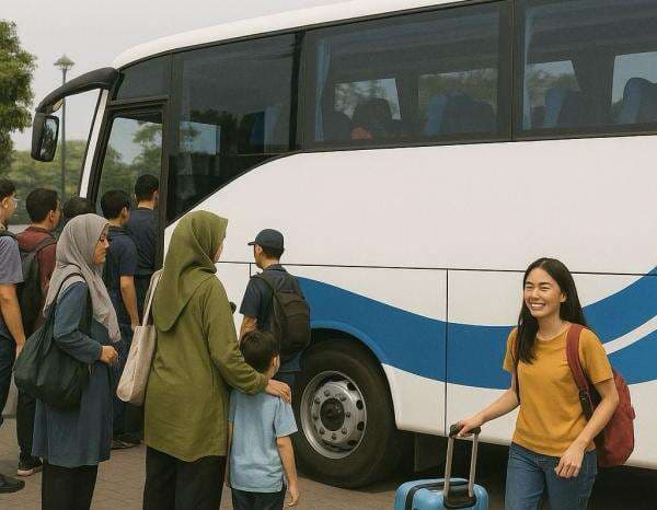 Ratusan Warga Manfaatkan Balik Gratis Pemkot Kediri Tujuan Jakarta dan Surabaya Ratusan Warga Manfaatkan Balik Gratis Pemkot Kediri Tujuan Jakarta dan Surabaya