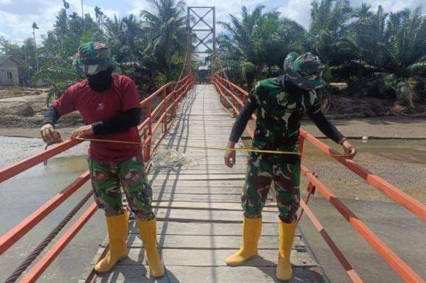 TNI Bangun 15 Jembatan Perintis di Aceh Pascabencana, Akses Desa Terisolasi Terbuka