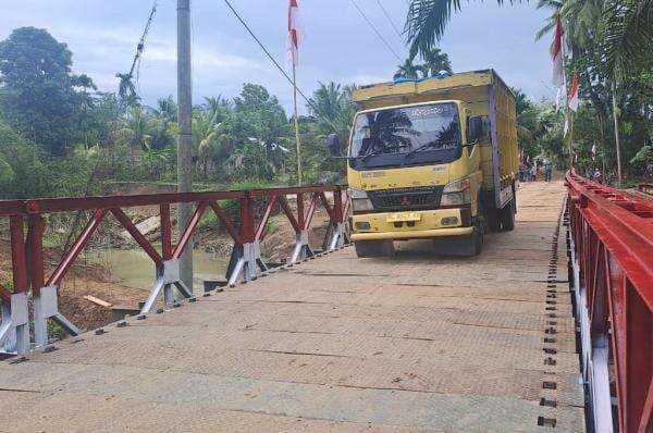 Pembangunan Jembatan Bailey dan Armco di Sumbar dan Sumut Dikebut untuk Pulihkan Akses