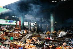 Pasar Induk Kramat Jati Terbakar, Polisi Sebut Tak Ada Korban
