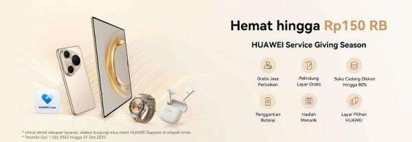 Apresiasi Kebersamaan dengan Pelanggan, HUAWEI Hadirkan Service Giving Season 2025