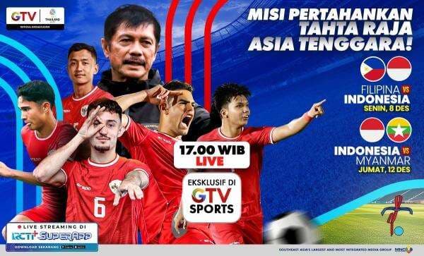 Live di GTV Malam Hari! Ini Jadwal Siaran Langsung Timnas Indonesia U-22 di SEA Games 2025