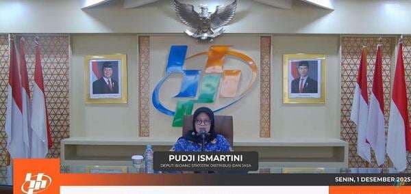 Inflasi November 2025 Naik 0,17 Persen