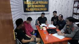 Bawa Sabu, Dua Pria Diamankan Polres Pekalongan Satu Diantaranya Residivis