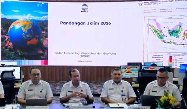 BMKG: Curah Hujan Tinggi Berpotensi Kembali Melanda Aceh&ndash;Sumbar pada 2026