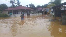 Banjir Landa 5 Desa di Kampar,   985 Rumah Terdampak