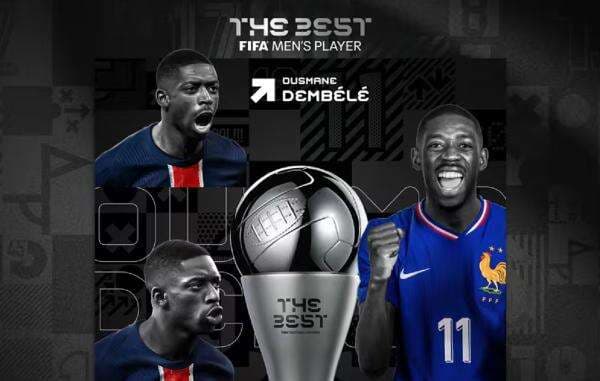 Ousmane Dembele Pemain Terbaik FIFA 2025, Santiago Montiel Sabet FIFA Puskas Award 2025 Kalahkan Rizky Ridho!
