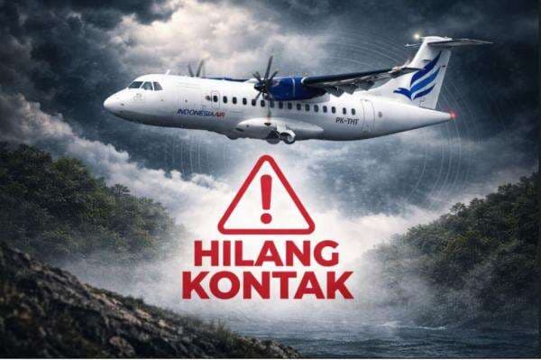Basarnas Kerahkan Tim Cari Pesawat ATR 400 Indonesia Air Transport Hilang Kontak di Maros