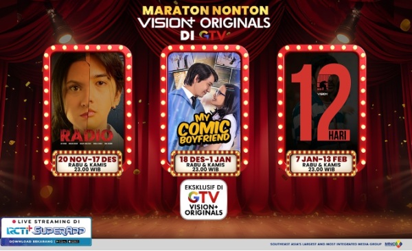 3 Serial Vision+ Wajib Tonton: Dari Misteri Radio Pembawa Teror hingga Kisah Cinta Komik yang Jadi Nyata!