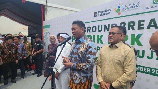 Pupuk Indonesia Groundbreaking Pabrik NPK Nitrat Pertama di RI, Target Beroperasi 2027