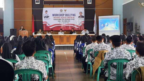 KPAID Kabupaten Tasikmalaya Bersama PGRI Gelar Workshop Cegah Bullying di Sekolah