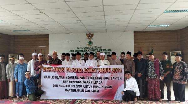 MUI Kabupaten Tangerang Gelar Deklarasi Pilkada Serentak, Agar Damai dan Kondusif