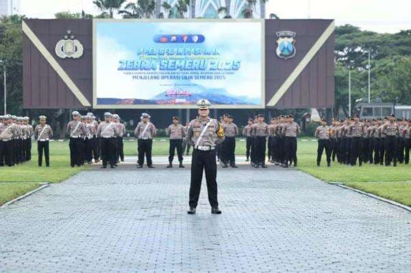Operasi Zebra Semeru 2025 Resmi Dimulai, Polda Jatim Turunkan 447 Personel