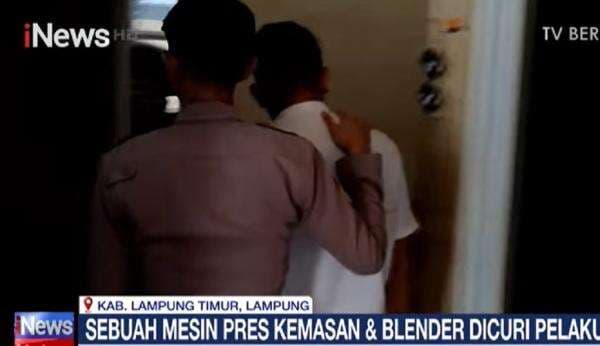 Pencuri di Lampung Timur Nekat Bobol Kios di Depan Kantor Polisi