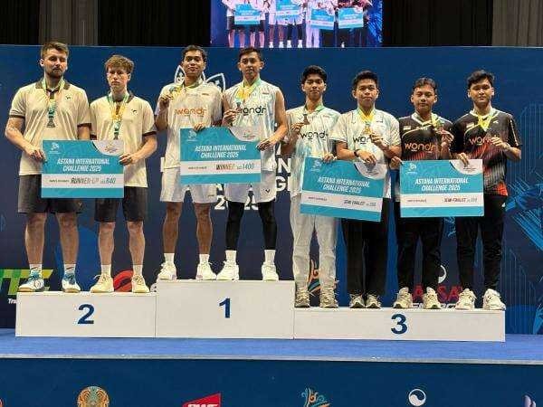 Komentar Rian/Rahmat Usai Amankan Gelar Perdana sebagai Pasangan Baru di Astana International Challenge 2025