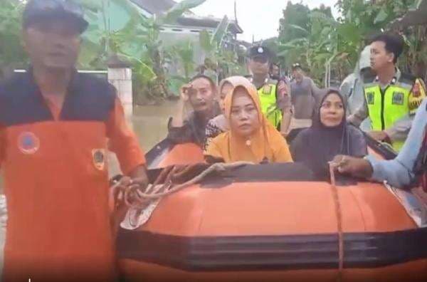 Banjir Luapan Sungai Comal Rendam 2 Kecamatan di Pemalang, Ketinggian Air 1 Meter