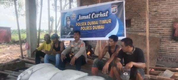 Dalam Rangka Jaga Keamanan dan Ketertiban Masyarakat Pasca Pilkada, Polres Dumai Gelar Jumat Curhat