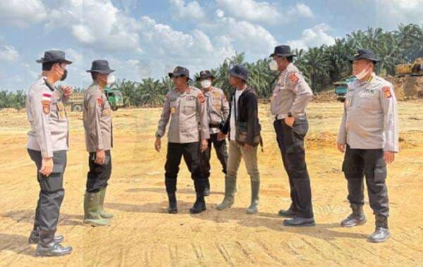 Kapolda Aceh Tinjau Kesiapan Lahan Huntap di Aceh Tamiang, Ini Targetnya