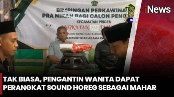 Viral! Mahar Pernikahan Unik di Pasuruan, Speaker Sound Horeg 18 Inci Simbol Cinta dan Usaha