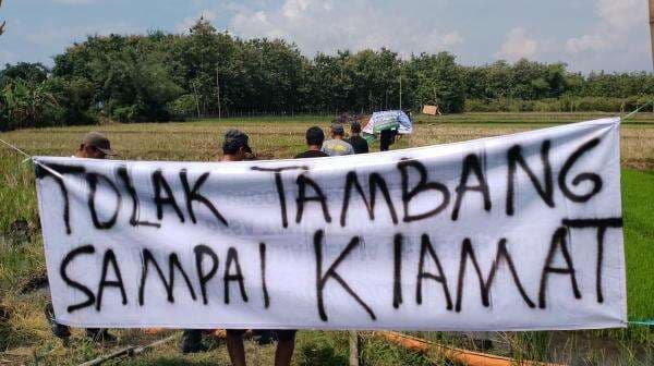 Demo Tolak Tambang Ilegal di Gayam, Warga Ancam Usir Paksa dan Bakar Lokasi