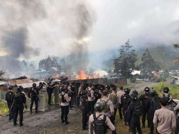 Kabid Humas Polda Papua : Aksi Saling Serang Warnai Hari Pencoblosan di Puncak Jaya, Papua Tengah