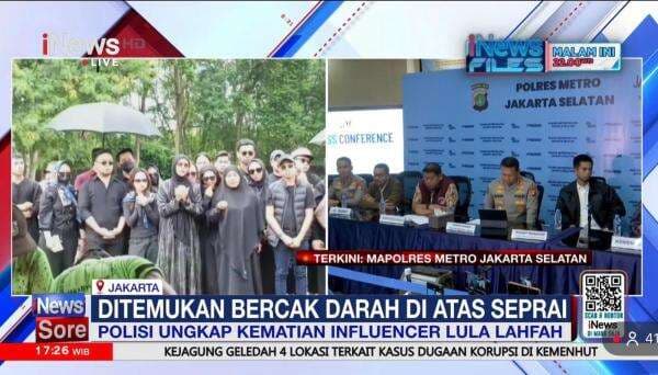 Ada Bercak Darah di Seprai saat Lula Lahfah Meninggal Dunia!