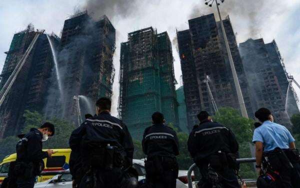 Kemlu: 7 WNI Meninggal dalam Kebakaran Apartemen di Hong Kong