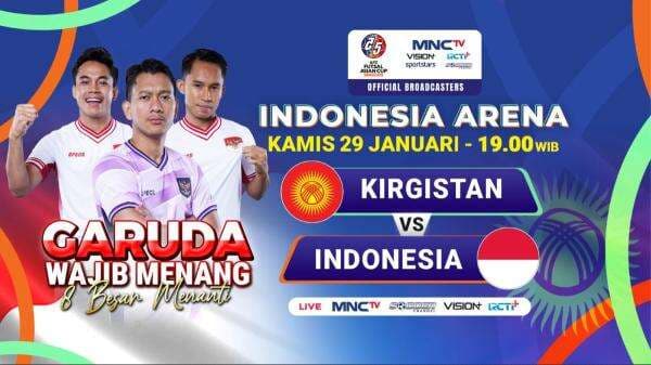 Jadwal Siaran Langsung Timnas Futsal Indonesia vs Kirgistan di Piala Asia Futsal 2026, Live di MNCTV!