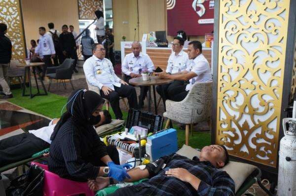 Donor Darah HBI Ke 75, Kakanwil Kemenkum Jateng: Beda Kementerian, Sinergi Harus Tetap Terjaga