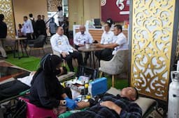 Donor Darah HBI Ke 75, Kakanwil Kemenkum Jateng: Beda Kementerian, Sinergi Harus Tetap Terjaga