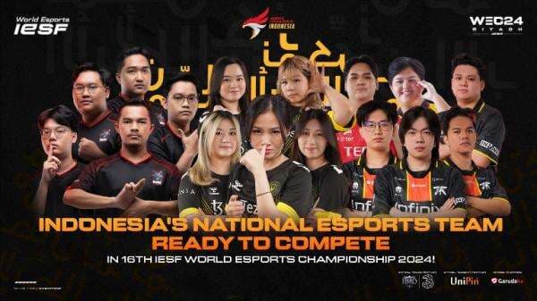 Timnas Esports Indonesia Siap Berlaga di Kejuaraan Dunia IESF 2024