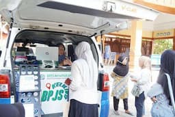 Mudahkan Masyarakat Urus Kepesertaan JKN, BPJS Keliling Sambangi Bogorejo Blora