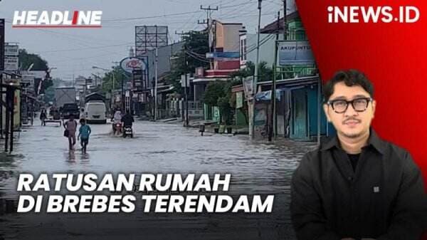 Banjir Terjang 4 Desa di Brebes, Ratusan Rumah Terendam