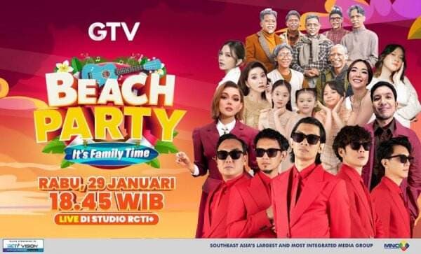 The Changcuters dan Raisa Anggiani Siap Ajak Kamu Happy di Beach Party: It's Family Time di GTV