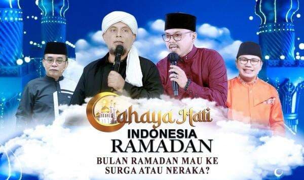 Saksikan Siang Ini Cahaya Hati Indonesia: Bulan Ramadan Mau ke Surga atau Neraka? Pukul 12.45 WIB di iNews Saksikan Siang Ini Cahaya Hati Indonesia: Bulan Ramadan Mau ke Surga atau Neraka? Pukul 12.45 WIB di iNews