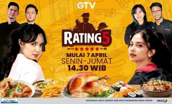Jelajahi Rekomendasi Makanan Enaknya Real, Rasanya Best Deal, Bareng Famous Chef di Rating 5 GTV Jelajahi Rekomendasi Makanan Enaknya Real, Rasanya Best Deal, Bareng Famous Chef di Rating 5 GTV