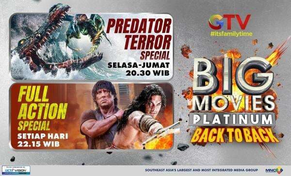 Chilling Setelah Beraktivitas, Nonton Deretan Film Blockbuster di Big Movies Platinum GTV!