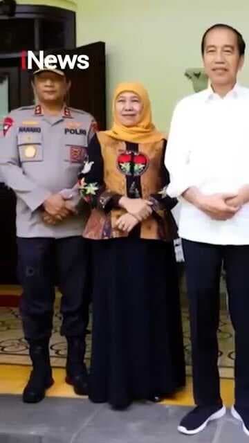 Gubernur Khofifah Temui Jokowi, Minta Masukan soal Perang Dagang